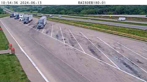 Traffic Cam Rest Area: I-80 EB MM 180 near Grinnell