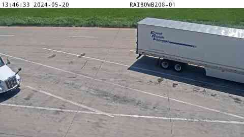 Traffic Cam Rest Area: I-80 WB MM 208 near Victor