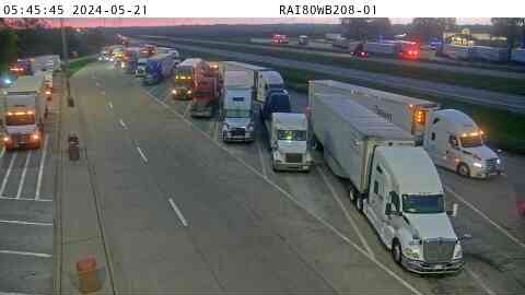 Traffic Cam Rest Area: I-80 WB MM 208 near Victor
