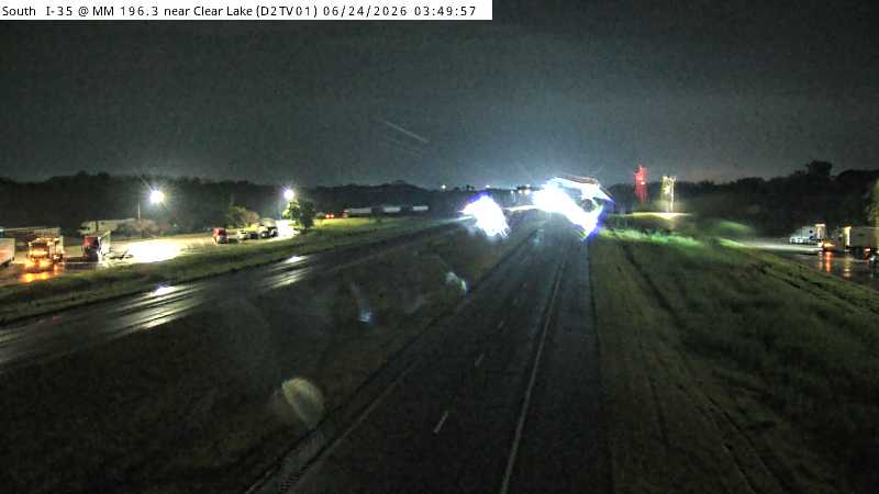 I-35 near Mason City (D2TV01)